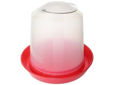 Поилка для птиц 10,0л красная (10шт/уп) - фото в Миди Лтд Изображение товара Поилка для птиц 10,0л красная (10шт/уп) в Миди Лтд