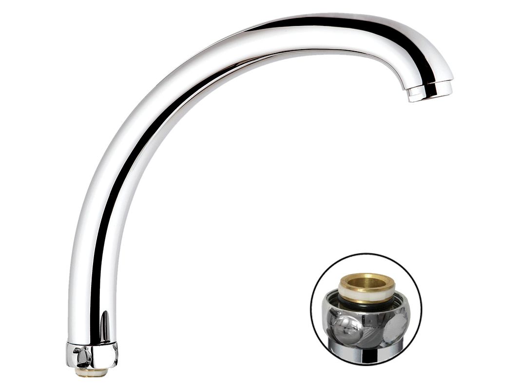 Изображение товара Излив ZEGOR нерж. сталь внешняя резьба в Миди Лтд