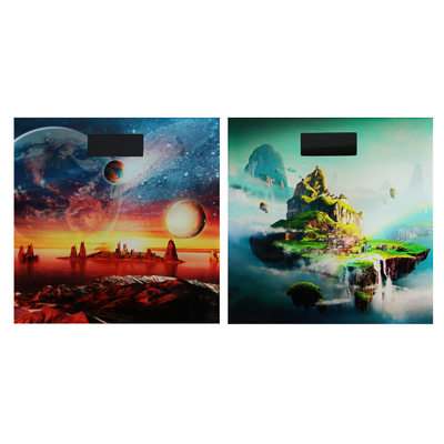 Изображение товара Весы напольные электронные Сказочный мир ЖК-дисплей 28*28*0,5см максимальная нагрузка 180кг  в Миди Лтд