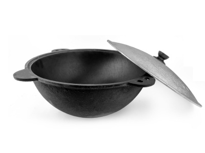 Казан чугун 6л 31.5см круглое дно толщина стенки 4,5мм толщина дна 5мм Х - фото в Миди Лтд Изображение товара Казан чугун 6л 31.5см круглое дно толщина стенки 4,5мм толщина дна 5мм Х в Миди Лтд