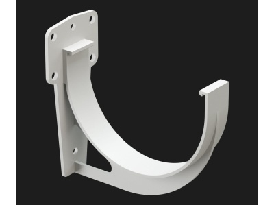 Кронштейн желоба DOCKE Premium Пломбир диаметр 120мм - фото в Миди Лтд Изображение товара Кронштейн желоба DOCKE Premium Пломбир диаметр 120мм в Миди Лтд