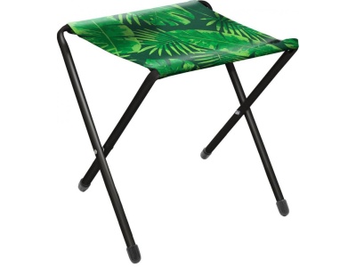 Изображение товара Стул складной дачный NIKA 360x300x360 с тропическими листьями темный Х в Миди Лтд