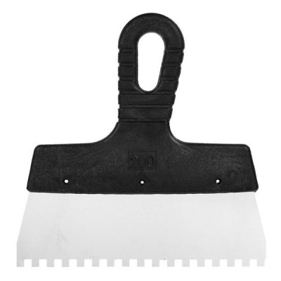 Изображение товара Шпатель малярный зубчатый 200мм зуб 6*6 в Миди Лтд