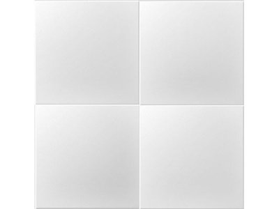 Изображение товара Потолочная плита белая 50*50см серия ДЕКОР С1000 (уп-2кв.м)(кор-22уп) в Миди Лтд