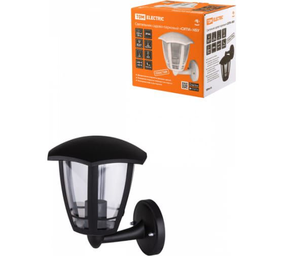 Светильник СИТИ НБУ 07-60-003 У1 садово-парковый 6-х гранник настенный вверх черный TDM - фото в Миди Лтд Изображение товара Светильник СИТИ НБУ 07-60-003 У1 садово-парковый 6-х гранник настенный вверх черный TDM в Миди Лтд