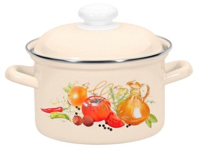 Кастрюля эмаль жемчужная 4,5л Итальянская кухня С-1515АП2/4Жм (4шт/уп) Х - фото в Миди Лтд Изображение товара Кастрюля эмаль жемчужная 4,5л Итальянская кухня С-1515АП2/4Жм (4шт/уп) Х в Миди Лтд