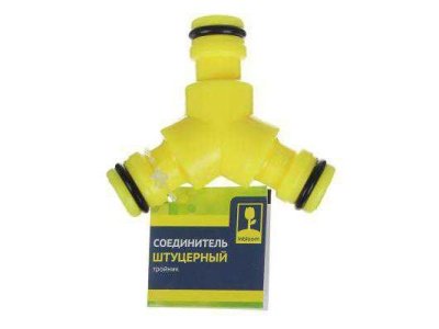 Соединитель штуцерный (тройник) INBLOOM (200шт/кор) - фото в Миди Лтд Изображение товара Соединитель штуцерный (тройник) INBLOOM (200шт/кор) в Миди Лтд