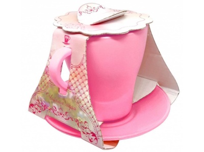 Чайный набор Апрель 2пр розовый Х - фото в Миди Лтд Изображение товара Чайный набор Апрель 2пр розовый Х в Миди Лтд