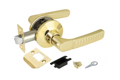 Замок ручка Золото без ключа,без фиксатора 6026 РВ-Р - фото в Миди Лтд Изображение товара Замок ручка Золото без ключа,без фиксатора 6026 РВ-Р в Миди Лтд