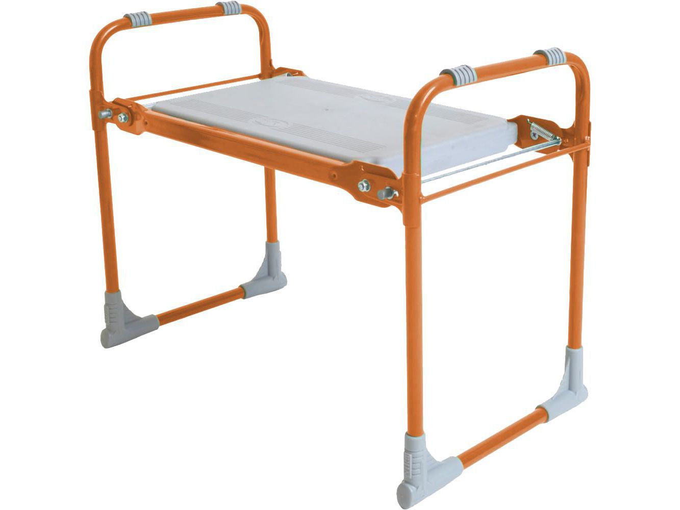 Скамейка садовая NIKA 560х300х425 оранжевый - фото в Миди Лтд Изображение товара Скамейка садовая NIKA 560х300х425 оранжевый в Миди Лтд