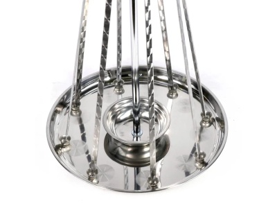 Изображение товара Поднос для шашлыка с подогревом 45см (8 шампуров) в Миди Лтд