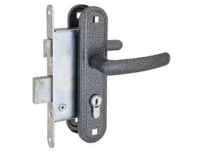 Замок врезной 3B4-7.02C Россия серебро с ручкой Стандарт (10шт/уп) - фото в Миди Лтд Изображение товара Замок врезной 3B4-7.02C Россия серебро с ручкой Стандарт (10шт/уп) в Миди Лтд