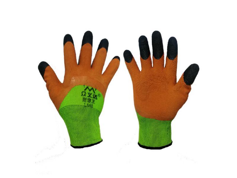 Перчатки нейлоновые "Черный Пальчик" полный облив Коричневые (уп-12шт) - фото в Миди Лтд Изображение товара Перчатки нейлоновые "Черный Пальчик" полный облив Коричневые (уп-12шт) в Миди Лтд