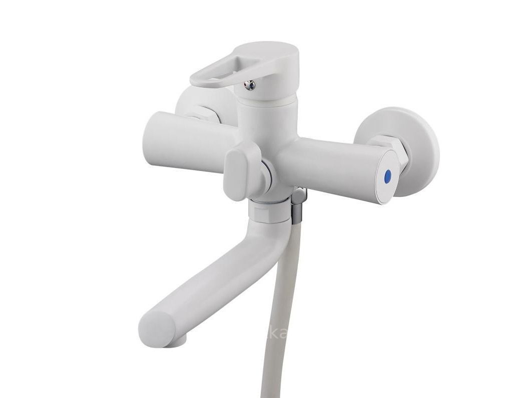 Смеситель G.LAUF ванна кор.нос 35 карт PUD-3045YW/ NUD3-A045YW белый - фото в Миди Лтд Изображение товара Смеситель G.LAUF ванна кор.нос 35 карт PUD-3045YW/ NUD3-A045YW белый в Миди Лтд