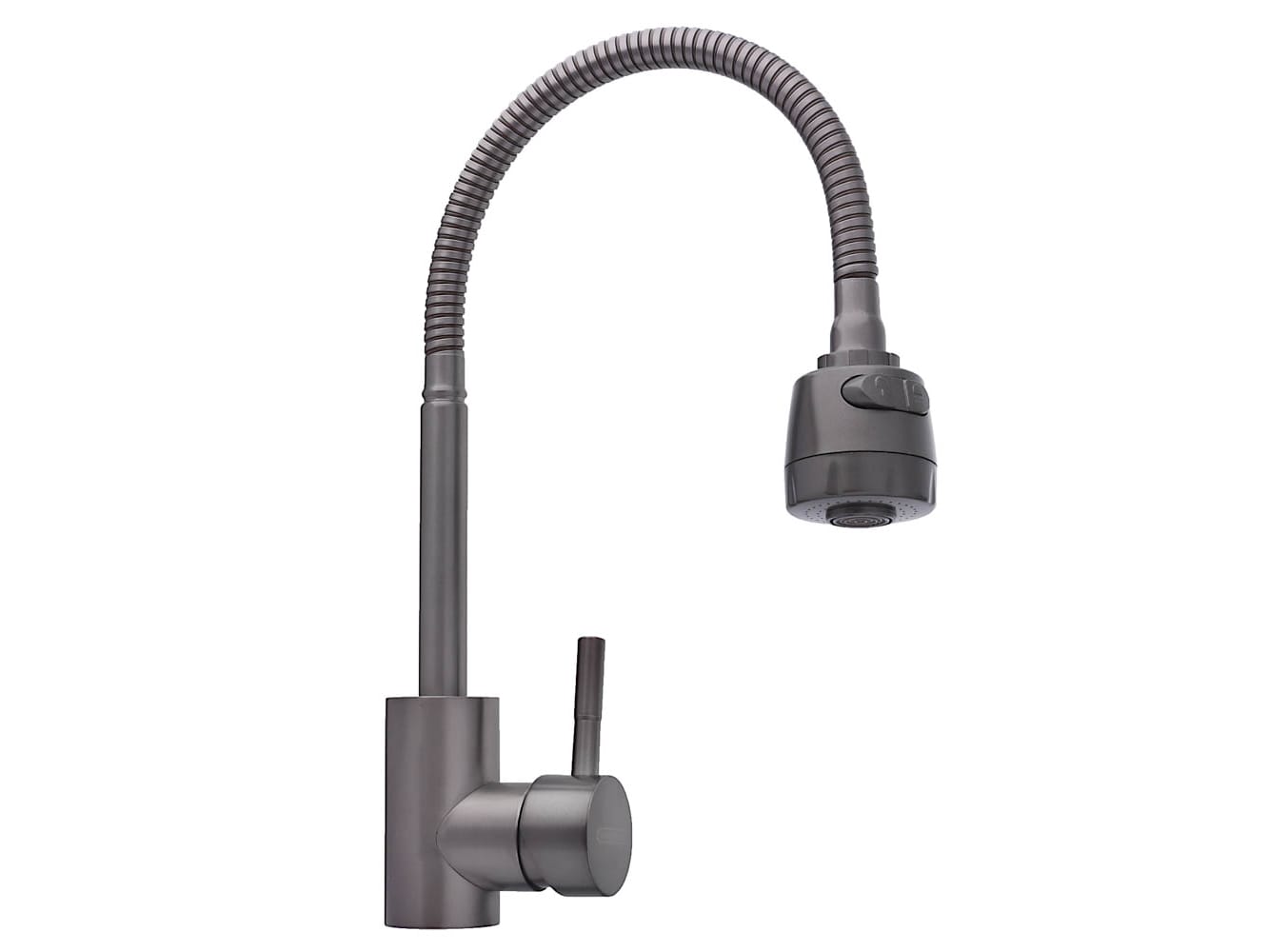 Смеситель для кухни СоюзКран гибкий излив керам картридж 35мм графит SS01-F132 - фото в Миди Лтд Изображение товара Смеситель для кухни СоюзКран гибкий излив керам картридж 35мм графит SS01-F132 в Миди Лтд