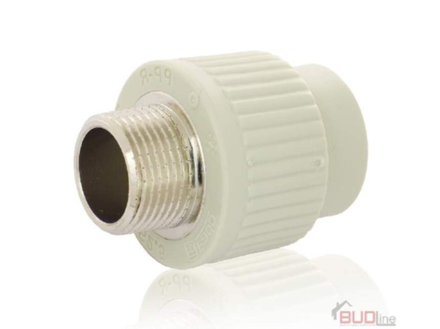 Муфта РРR 25*3/4 наружная резьба (40шт/уп) - фото в Миди Лтд Изображение товара Муфта РРR 25*3/4 наружная резьба (40шт/уп) в Миди Лтд