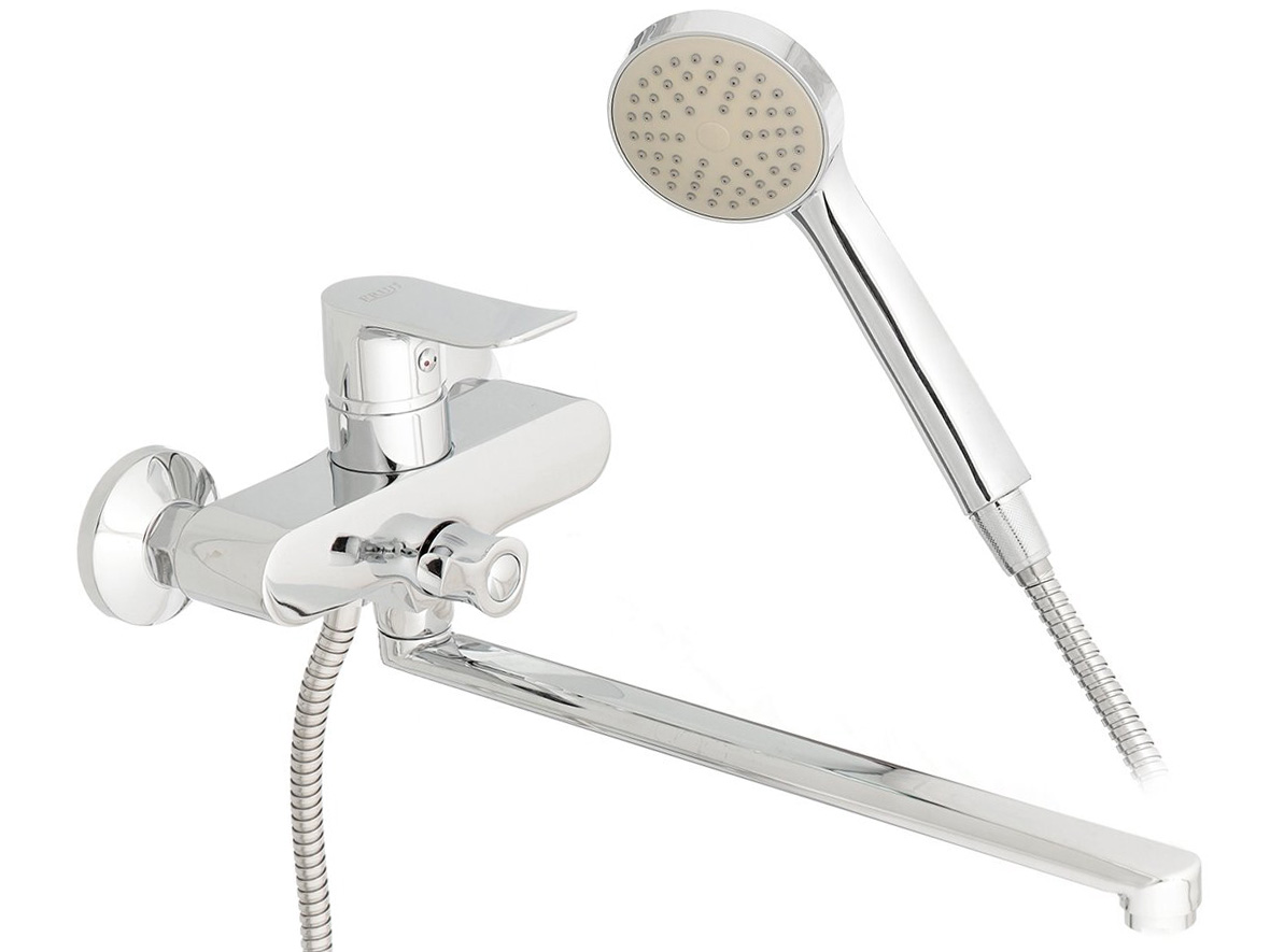 Смеситель для ванны длинный излив R22101 FRUD - фото в Миди Лтд Изображение товара Смеситель для ванны длинный излив R22101 FRUD в Миди Лтд