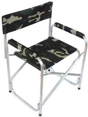 Кресло складное СЛЕДОПЫТ 595х450х800мм алюминий - фото в Миди Лтд Изображение товара Кресло складное СЛЕДОПЫТ 595х450х800мм алюминий в Миди Лтд