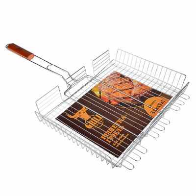Изображение товара Решетка-гриль GRILLBOOM Хром 35*43*7см (20шт/кор) в Миди Лтд