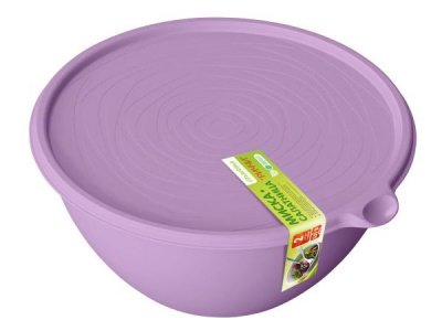 Миска салатница "Риччи" набор 2шт 2л,3,2л фиолетовая (12шт/уп) - фото в Миди Лтд Изображение товара Миска салатница "Риччи" набор 2шт 2л,3,2л фиолетовая (12шт/уп) в Миди Лтд