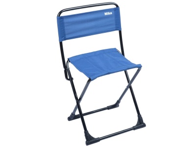 Стул складной походный со спинкой NIKA 385x350x650 синий - фото в Миди Лтд Изображение товара Стул складной походный со спинкой NIKA 385x350x650 синий в Миди Лтд