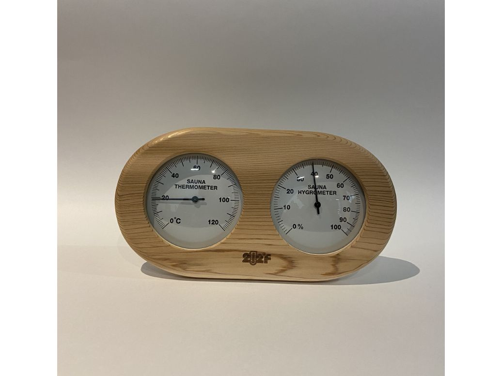 Изображение товара Термогигрометр овал Очки канадский кедр в Миди Лтд