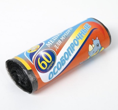 Изображение товара Мешки для мусора  60л, 20шт Особо прочные (30шт/кор) в Миди Лтд