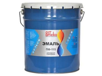 Эмаль ПФ-115 ВИТЕКО красная глянцевая 10кг (44шт/пал) - фото в Миди Лтд Изображение товара Эмаль ПФ-115 ВИТЕКО красная глянцевая 10кг (44шт/пал) в Миди Лтд