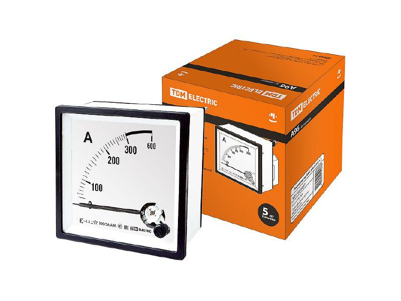 Амперметр А96 300А/5А 1,5 TDM - фото в Миди Лтд Изображение товара Амперметр А96 300А/5А 1,5 TDM в Миди Лтд
