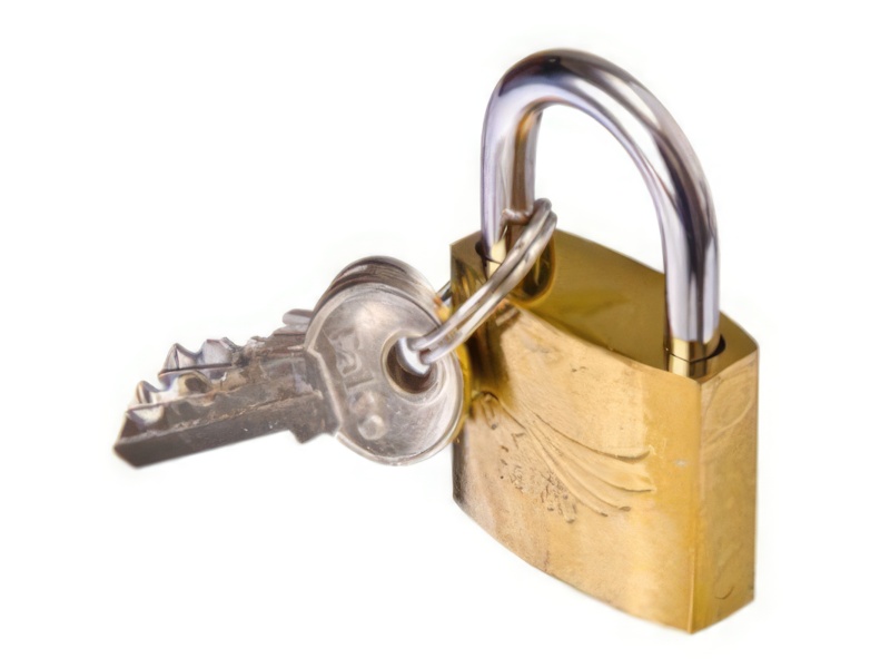 Изображение товара Замок навесной 32мм FALCO золотистый    ХХ в Миди Лтд