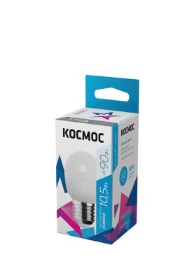 Изображение товара Лампа светодиодная Космос GL45 10.5W Е27 4500K 220В в Миди Лтд