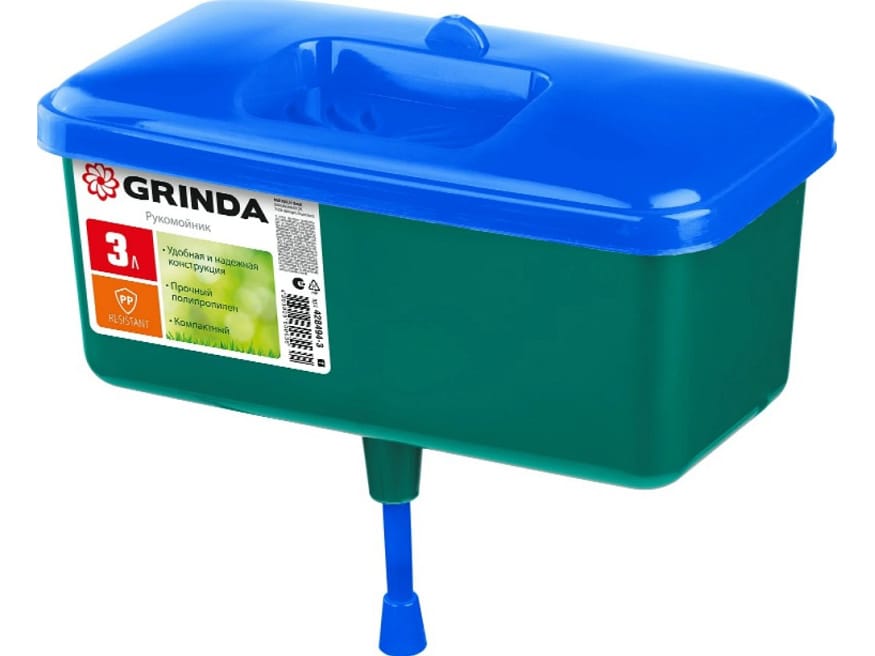 Рукомойник GRINDA пластик 3л - фото в Миди Лтд Изображение товара Рукомойник GRINDA пластик 3л в Миди Лтд