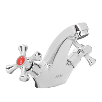 Изображение товара Смеситель для раковины шпилька, латунь кран-буксы 1/2 RAIN Нефрит в Миди Лтд