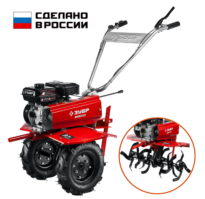 Мотоблок ЗУБР МТБ-400 7л.с. с понижающей передачей - фото в Миди Лтд Изображение товара Мотоблок ЗУБР МТБ-400 7л.с. с понижающей передачей в Миди Лтд