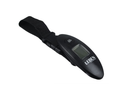 Весы для багажа электронные LEBEN до 40кг пластик (24шт/кор) - фото в Миди Лтд Изображение товара Весы для багажа электронные LEBEN до 40кг пластик (24шт/кор) в Миди Лтд