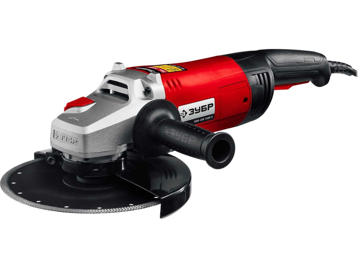Изображение товара Шлифмашина угловая ЗУБР 230мм 2400Вт   в Миди Лтд