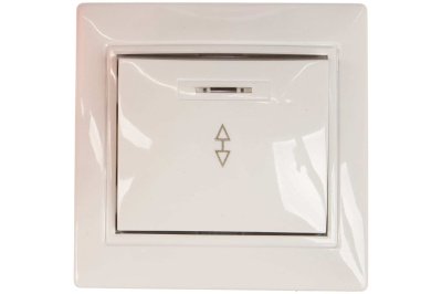 Изображение товара Выключатель 1кл проходной с подсветкой белый Севиль 10А 220В (С0125)(1/10/100) в Миди Лтд