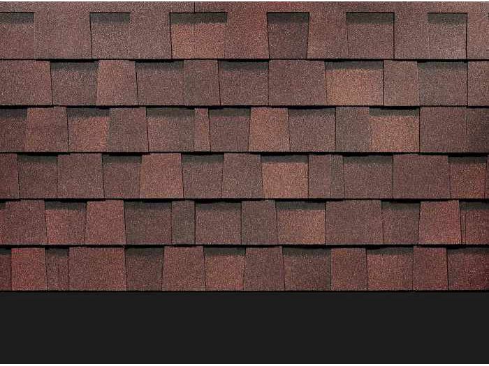 Изображение товара Черепица ламинированная  DOCKE PIE Premium Dragon 1000*391мм Зрелый каштан (2,38м2/уп) в Миди Лтд