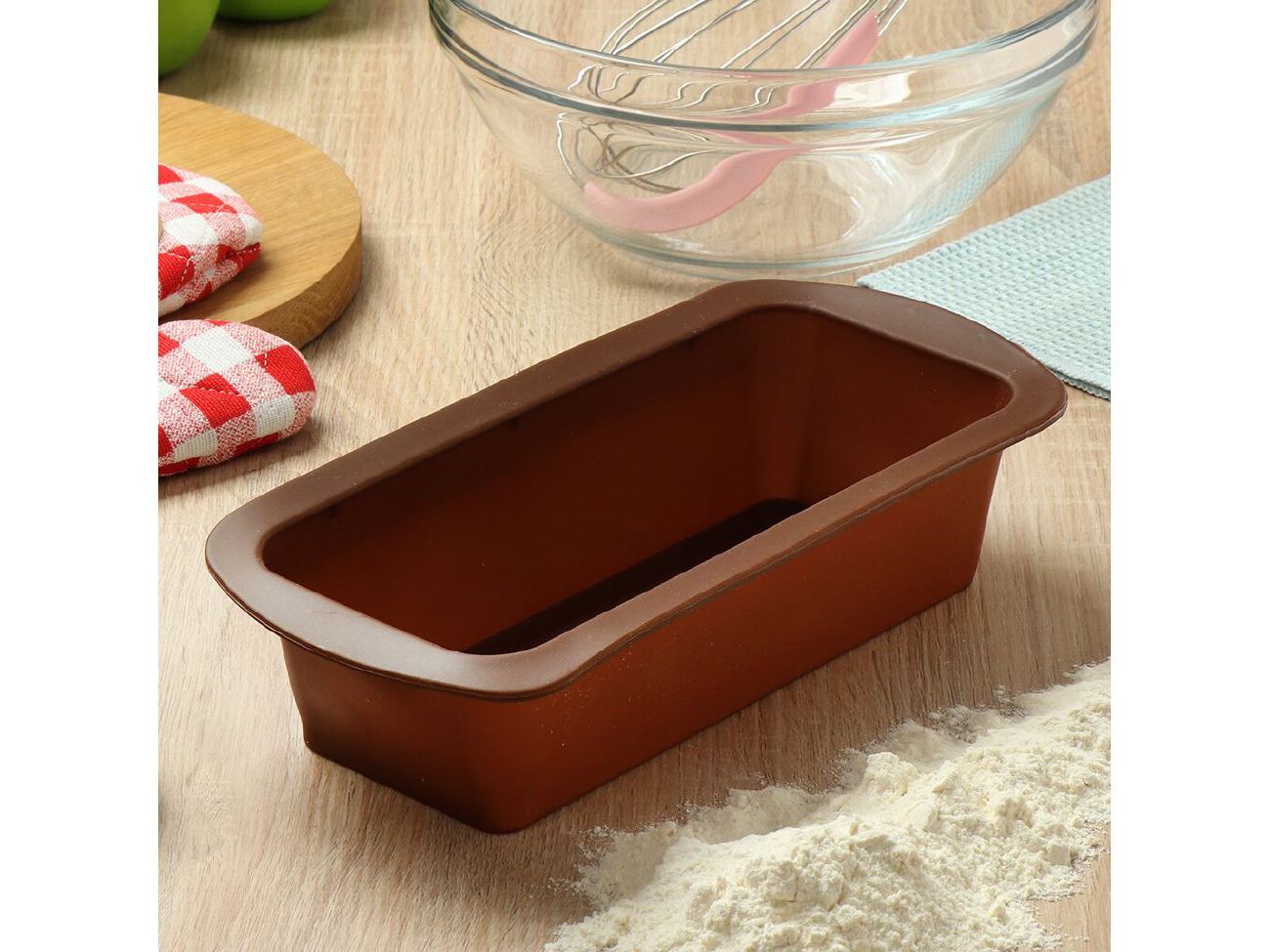 Форма для запекания силикон прямоугольная шоколад 13,5*27*6см Daniks Savory (200шт/уп) - фото в Миди Лтд Изображение товара Форма для запекания силикон прямоугольная шоколад 13,5*27*6см Daniks Savory (200шт/уп) в Миди Лтд