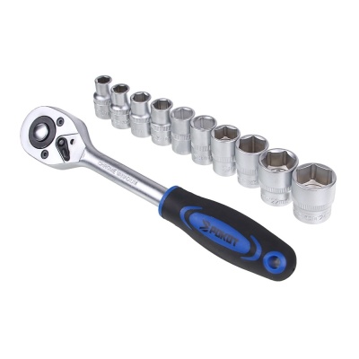 Набор торцевых головок РОКОТ 11 предметов, 1/2" головки и трещотка (15шт/кор) - фото в Миди Лтд Изображение товара Набор торцевых головок РОКОТ 11 предметов, 1/2" головки и трещотка (15шт/кор) в Миди Лтд