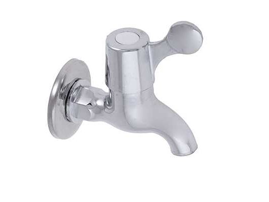 Изображение товара Кран водоразборный короткий излив 1/2" цинк FRESSO (120шт/кор)    ХХ в Миди Лтд