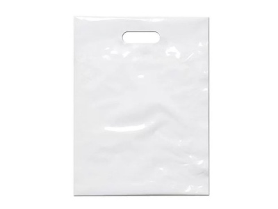 Изображение товара Пакет с вырубной ручкой Газета 39*49см 85мк белый (50шт/уп) в Миди Лтд