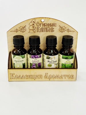 Изображение товара Набор масел №4 Душистый (бергамот, лаванда, жасмин, мята) 15мл в Миди Лтд