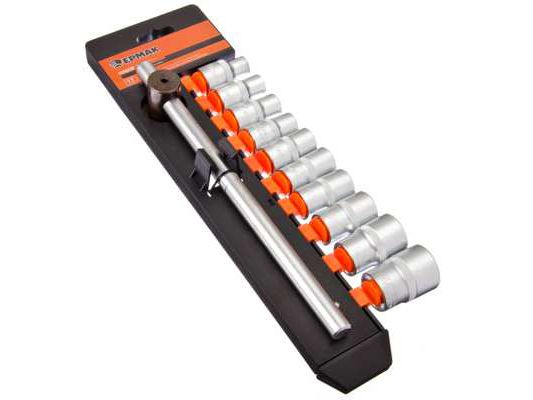 Набор торцевых головок ЕРМАК 11 предметов       ХХ - фото в Миди Лтд Изображение товара Набор торцевых головок ЕРМАК 11 предметов       ХХ в Миди Лтд