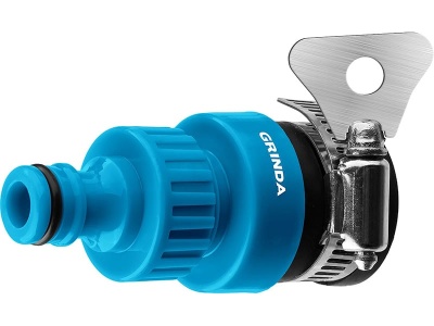 Адаптер штуцерный GRINDA TCI-34 3/4" с хомутом с внутренней резьбой (20шт/кор) - фото в Миди Лтд Изображение товара Адаптер штуцерный GRINDA TCI-34 3/4" с хомутом с внутренней резьбой (20шт/кор) в Миди Лтд