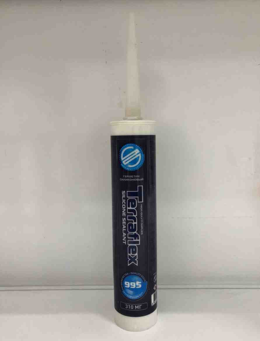 Изображение товара Герметик силиконовый TERRAFLEX универсальный прозрачный 300мл (24шт/уп) в Миди Лтд