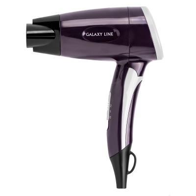 Фен GALAXY LINE GL 4338 1200Вт 2 скорости складная ручка Х - фото в Миди Лтд Изображение товара Фен GALAXY LINE GL 4338 1200Вт 2 скорости складная ручка Х в Миди Лтд