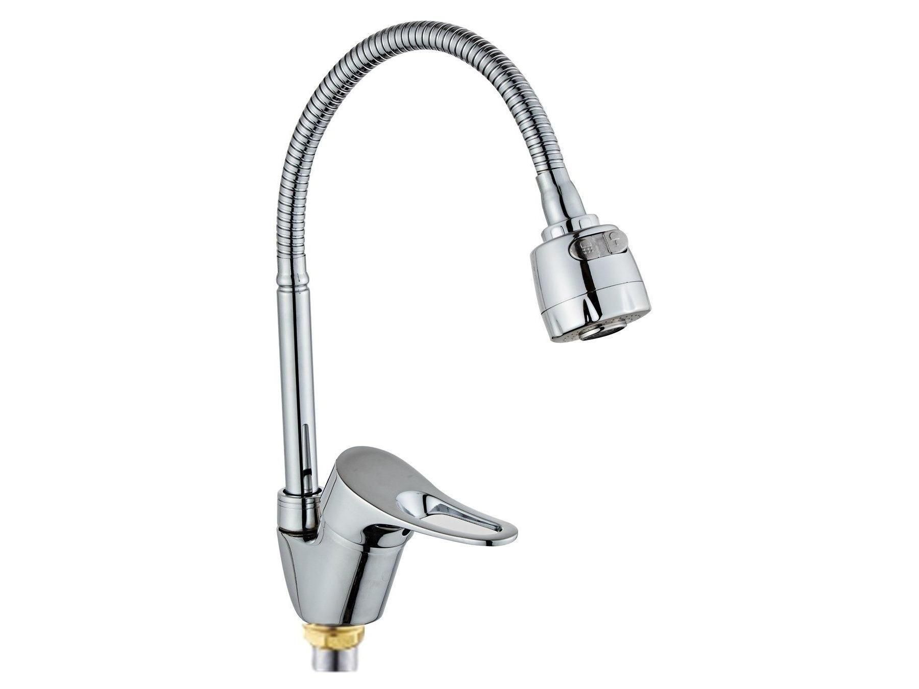 Смеситель для кухни высокий излив 40мм гайка S4743B ХХХ - фото в Миди Лтд Изображение товара Смеситель для кухни высокий излив 40мм гайка S4743B ХХХ в Миди Лтд