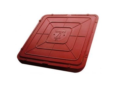 Люк Полимерно песчанный квадратный красный (внешний размер 660*660мм нагрузка до 3т) (50шт/пал) - фото в Миди Лтд Изображение товара Люк Полимерно песчанный квадратный красный (внешний размер 660*660мм нагрузка до 3т) (50шт/пал) в Миди Лтд