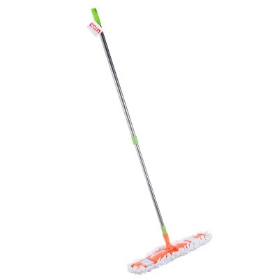 Изображение товара Швабра с насадкой из микрофибры, ручка телескоп. черенок нержавеющая сталь 70-120см VETTA (60шт/кор) в Миди Лтд